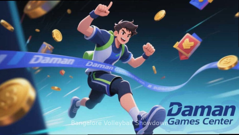 Bangalore Volleyball Showdown - Pro Strategies Bangalore Volleyball Showdown gameplay strategy illustration showing a player preparing to spike